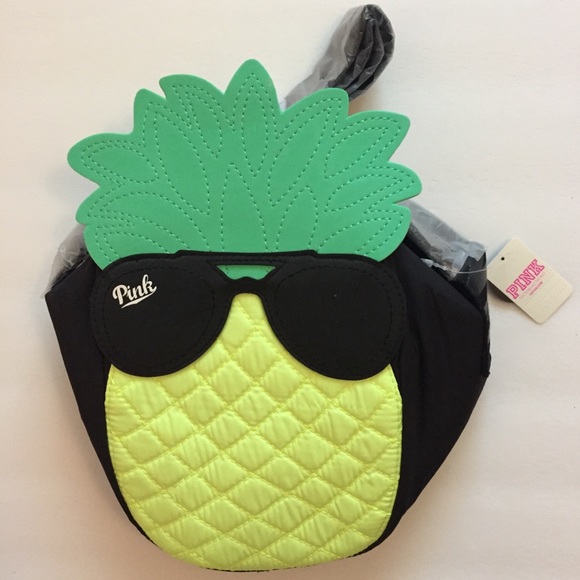 PINK Victoria's Secret Handbags - 🆕 Victoria’s Secret PINK Pineapple Lunch Cooler